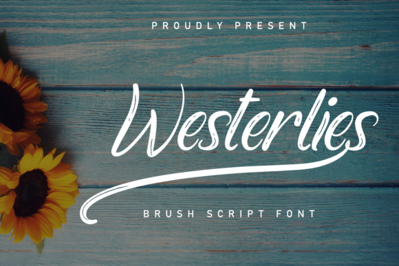 Westerlies Font Poster 1