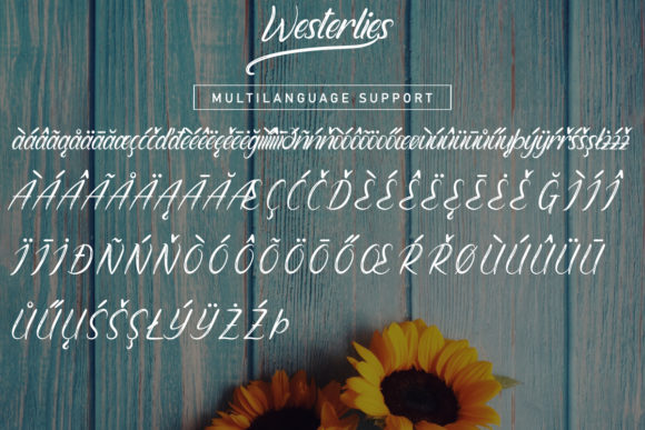 Westerlies Font Poster 10