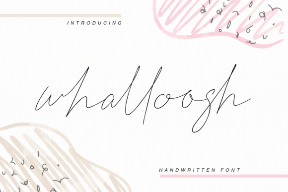 Whalloosh Font Poster 1