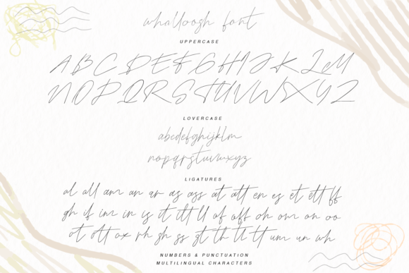 Whalloosh Font Poster 7