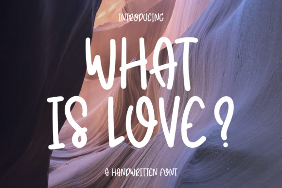 What is Love Font Poster 1