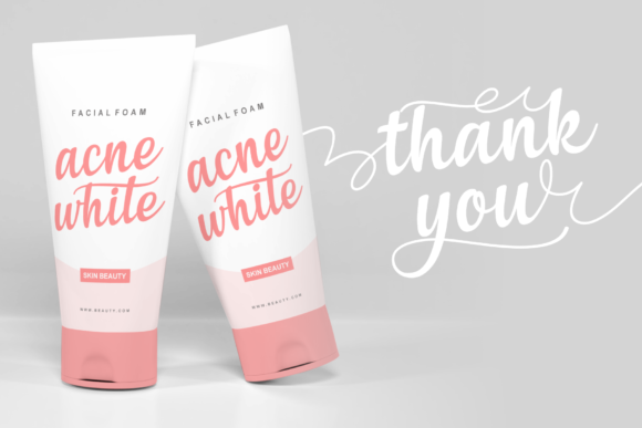 White Allies Font Poster 8