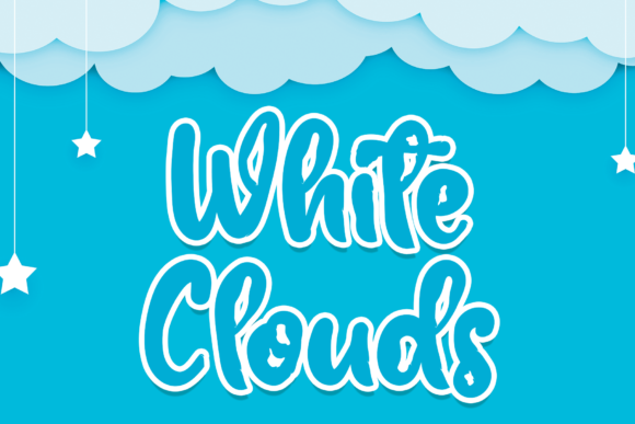 White Clouds Font