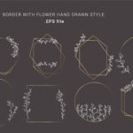 White Flower Font Poster 4