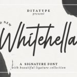Whitehella Font Poster 1