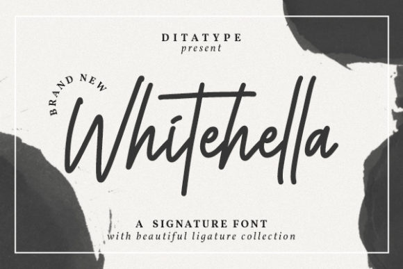 Whitehella Font Poster 1