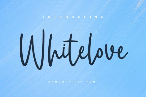Whitelove Font Poster 1