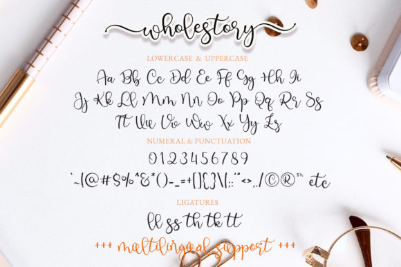 Wholestory Font Poster 7
