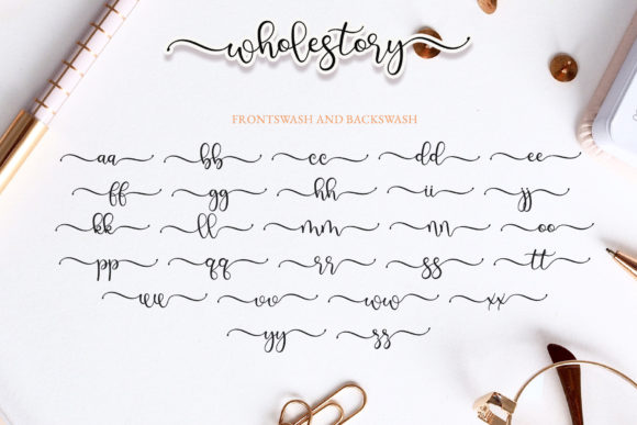 Wholestory Font Poster 8