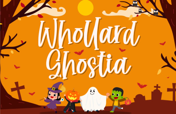 Whollard Ghostia Font Poster 1