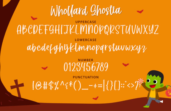 Whollard Ghostia Font Poster 3