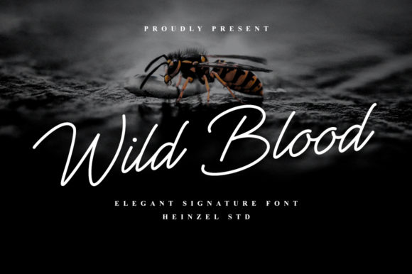 Wild Blood Font Poster 1