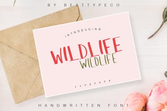 Wild Life Font Poster 1