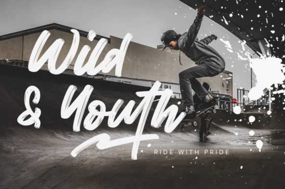 Wild Youth Font Poster 5