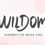 Wildom Font Poster 1