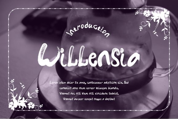 Willensia Font Poster 1