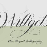 Willgets Font Poster 1