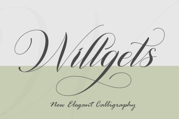 Willgets Font Poster 1