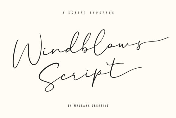 Windblows Script Font