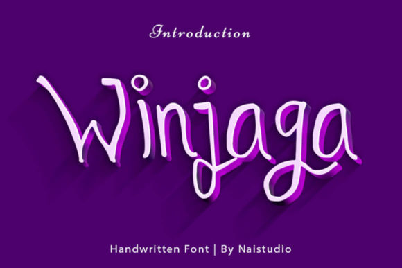 Winjaga Font Poster 1