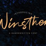 Winsthen Font Poster 1