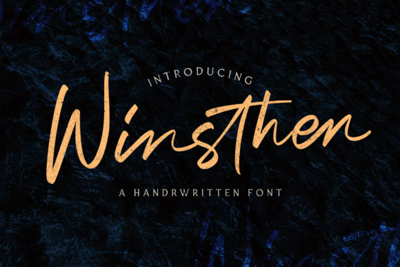 Winsthen Font Poster 1