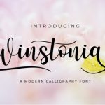 Winstonia Font Poster 1