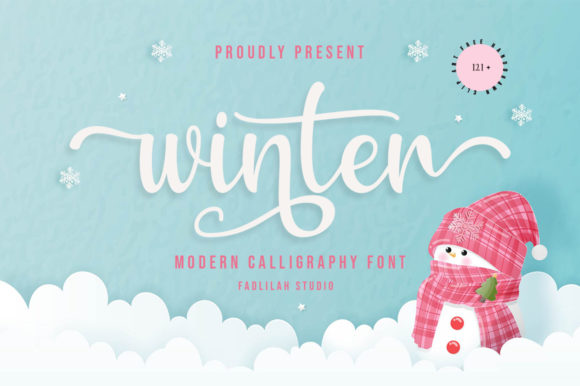 Winter Font Poster 1