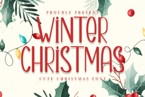 Winter Christmas Font