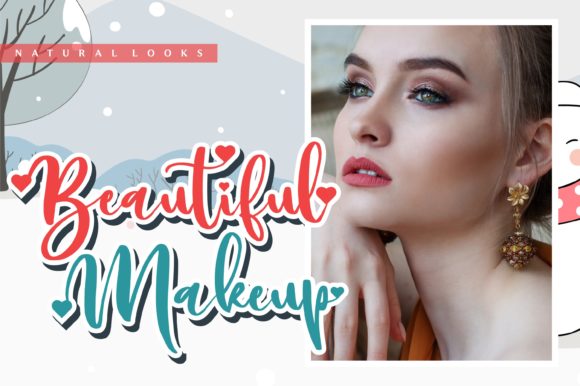 Winter Christmas Font Poster 8