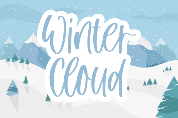 Winter Cloud Font