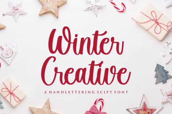 Winter Creative Font Poster 1