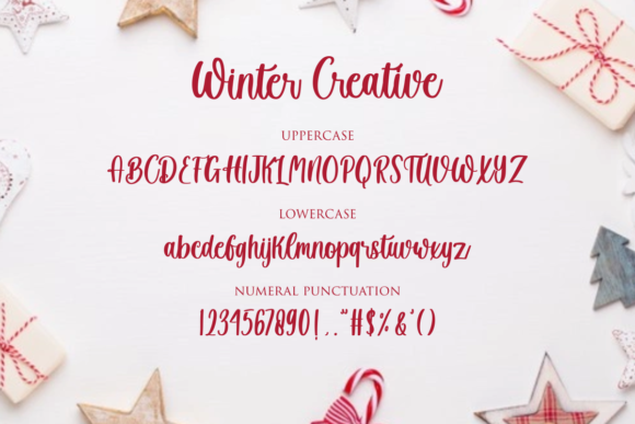 Winter Creative Font Poster 10