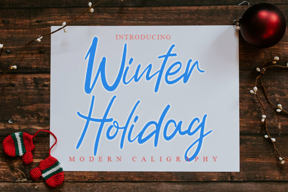 Winter Holiday Font