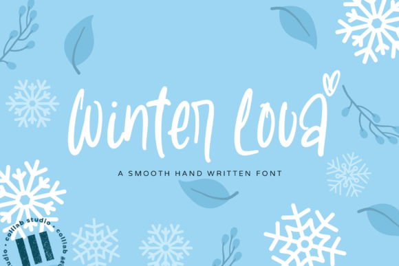 Winter Lova Font Poster 1