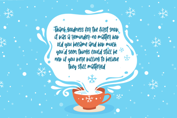 Winter Lova Font Poster 3
