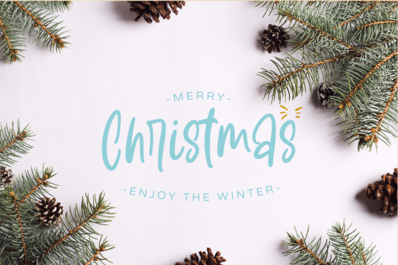 Winter Lova Font Poster 7