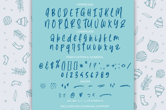 Winter Lova Font Poster 8