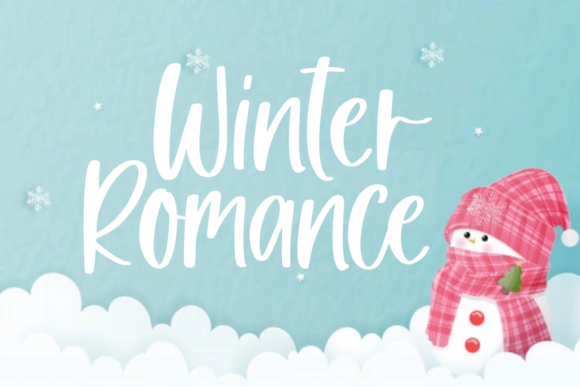 Winter Romance Font Poster 1
