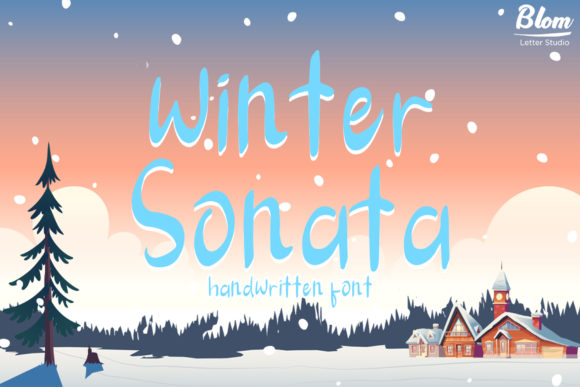Winter Sonata Font Poster 1