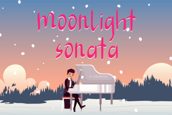 Winter Sonata Font Poster 4