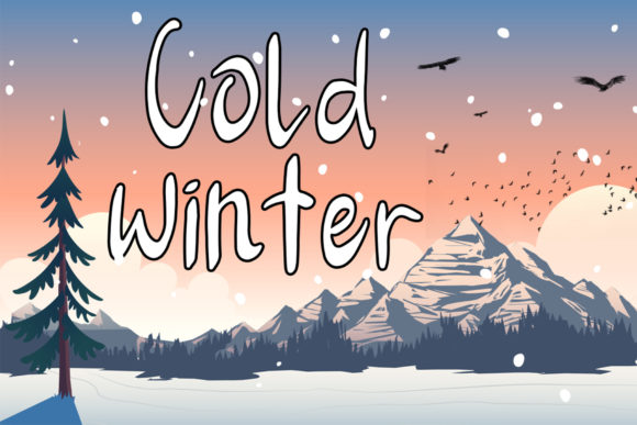 Winter Sonata Font Poster 7