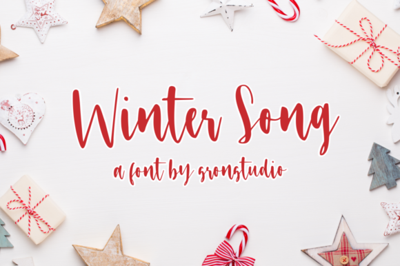 Winter Song Font Poster 1