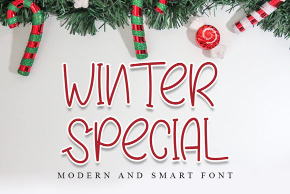 Winter Special Font Poster 1