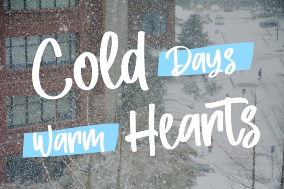 Winter Sweety Font Poster 2