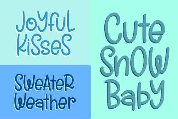 Winter Wishes Font Poster 2