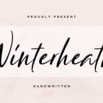 Winterheart Font Poster 1