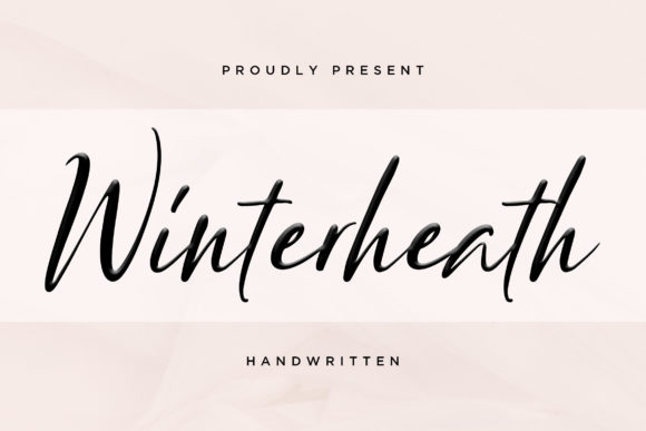 Winterheart Font Poster 1