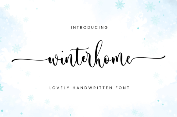 Winterhome Font Poster 1