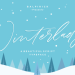 Winterlady Font Poster 1